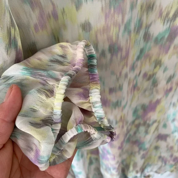 A.n.a 3/4 Sleeve Pastel colored Blouse- size xl(p) - Picture 4 of 11